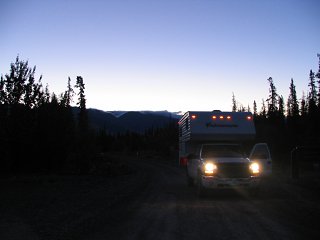 Aufbruch vom Congdon Creek Campground