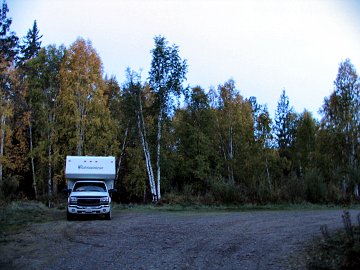 Aufgegebener Campground am Lower Chatanika River